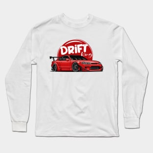 Silvia S15 Drift King (Red) Long Sleeve T-Shirt